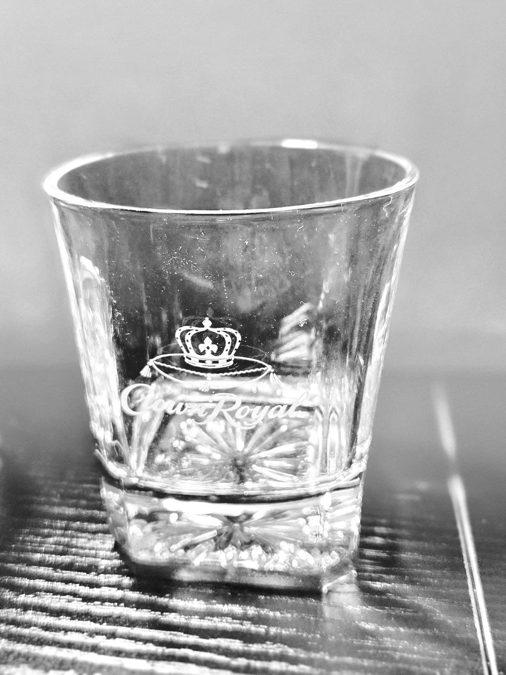 Clear Glass Tumbler - Branded Whiskey Glass